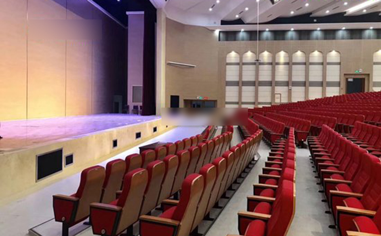 呼和浩特中學(xué)報(bào)告廳吸音板工程