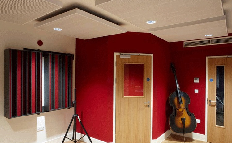 安徽黃山音樂室吸聲體聲學工程-0